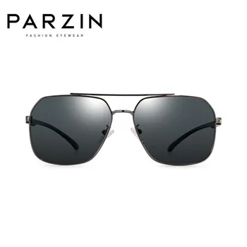 PARZIN Polarizirana Moških sončna Očala Novi Kovinski Okvir sončna Očala Za Moške Pravokotnik Voznik Vožnjo Očala UV 400 Očala