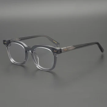 Acetat Kvadratni Okvir Očal Moški Ženske Letnik Jasno, Leče Očala Optični Kratkovidnost Recept Okviri Očal Oculos
