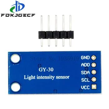 10PCS GY-30 BH1750 BH1750FVI Digitalni intenzivnost Svetlobe Senzor Za Arduino AVR 3V-5V GY-302 16bitAD Pretvornik, Digitalni Izhodni Modul