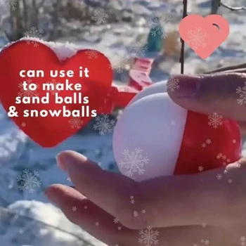 4pcs Ustvarjalne na Prostem, Zabava in Šport Risanka Lovely Duck Oblikovane snežne Kepe Maker Posnetek Otrok na Prostem, Pozimi Sneg, Pesek Plesni Orodje