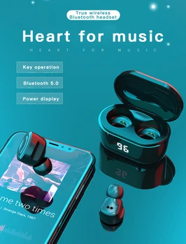 Brezžične Slušalke TWS Bluetooth 5.0 Hi-fi Slušalke Digitalni Prikaz Hrupa Preklic Mic Slušalke Za Xiaomi Airdots Android, IPhone