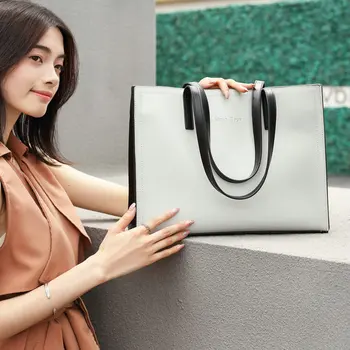 ženska torba 2019 nove, velike zmogljivosti, torbico, Preprost, Divji torba ženske tote torba big bag C43-78