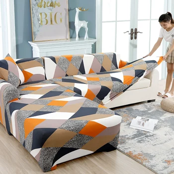L oblike kotu kavč zajema spandex za dnevni prostor kavč kritje kotu kavč kritje elastičen material za kavč, stol prah-anti