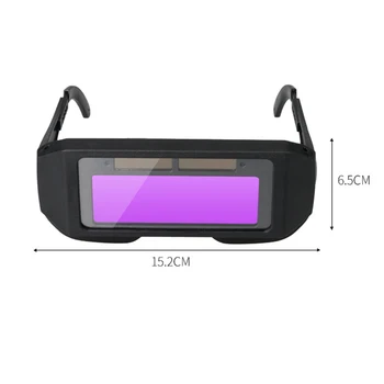Samodejna Zatemnitev Očala Argon Obločno Varjenje Močno Žilavost Električni Prenosni Očala za Varilec Oči Zaščita