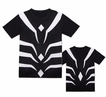 Anime Določene Magične Indeks Pospeševalnik Black Tee Cosplay Kostum Kratkimi Rokavi, Posadke Vratu T-shirt Priložnostne Vrh