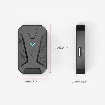 Bluetooth BattleDock Tipkovnico, Miško Pretvornik PUBG Telefon Krmilnik za Igre Dvojna Vrata USB z Držalom za Telefon za Android iOS