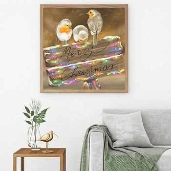 AZQSD DIYDiamond Slikarstvo Ptica Mozaik, Poln Kvadrat Vaja Ročno Obrt Diamond Vezenje Prodaja Živali Needlework Darilo