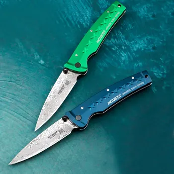 Damask zložljiva taktično survival Nož lovski nož za kampiranje več visoko trdoto vojaške survival nož žepi