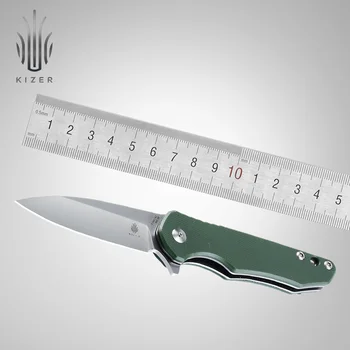 Kizer Nož za Lov VG10 Jekla Rezilo Najbolje Prodajanih Žepni Nož V3487A2 Barbosa