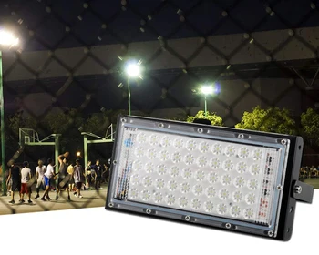 LED Žaromet velike Moči 150W Nepremočljiva Prostem 200W Stenski Reflektor za Razsvetljavo Vrt Kvadratnih Pozornosti Lučka Bela Črna