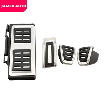 Jameo Auto Avto Šport Goriva Zavorni Pedal Kritje Restfood Pedala za Seat Leon 5F MK3 za Skoda Octavia 5E MK3 A7 RS za obdobje 2013-2020 Deli