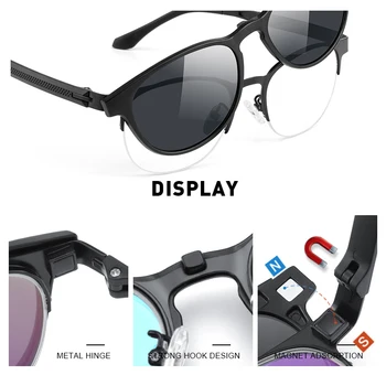 MERRYS DESIGN 2 V 1 Magnet Polarizirana Posnetek Na Očal Okvir Za Ženske, Posnetek Očala, Optično Recept Očala Okvir S2786