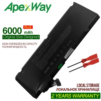 ApexWay A1322 10.95 V 6000mAh laptop baterija za apple macbook pro 13 
