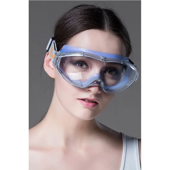 Pregledna Moških in Žensk Očala Anti-splash Anti-fog Prah/Pesek-dokazilo Očala Jahanje Anti-shock Oči Ravno Windproof Očala