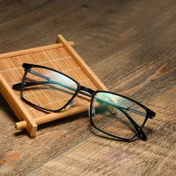 Čisto B Titanium Optičnih Očal Okvir Moški Letnik Kvadratnih Recept Očala Ženske Retro Očala Za Kratkovidnost Očala 3052