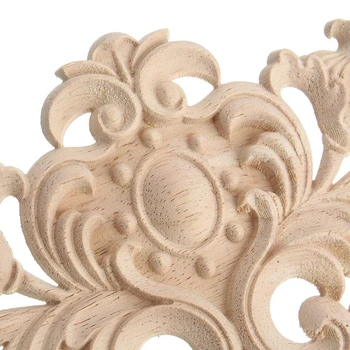 2pcs Obrti Lesa Kabinet Pohištvo Carving Kotu Lesa Ornament Lesa, Ročno izdelani Okraski