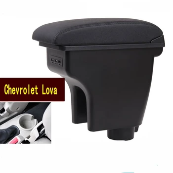 Za Chevrolet Aveo T200 T250 T255 armrest polje centralno Shranjevanje vsebine polje s skodelico imetnika pepelnik USB Aveo nasloni za roke polje