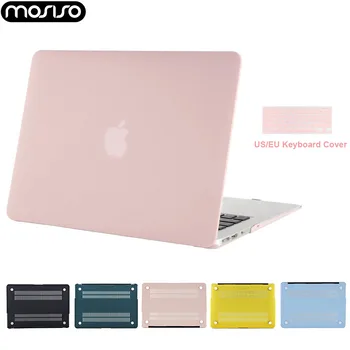 Mosiso Laptop Jasno Mat Trdno Ohišje za Macbook Air 13 A1466 A1369 Prenosni Trdi Kritje v Primeru 2016 2017+Silikonski KB pokrov