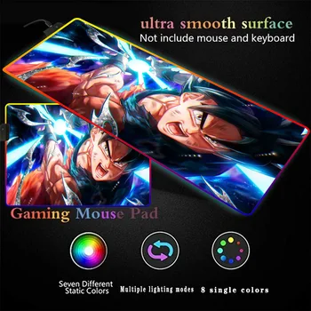 XGZ Anime Velika Igra Igralec RGB LED Osvetlitev Ozadja USB S Črto Mouse Pad po Meri XXL RGB Sliko Velikosti 90X40