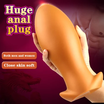 60 cm Super Dolg Dildo Veliko Silikonski Dolgo Analni Vibrator Butt Plug Erotično Adult Sex Igrača Za Ženske Moški Anus Dilator Analni Čep Expander