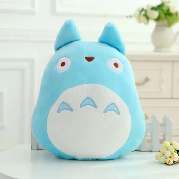 Kawaii Totoro Plišastih blazino Blazine Srčkan mehko Polnjene Igrače Mačka Živali Lutka Anime Risanke Derivatov Za punco darila