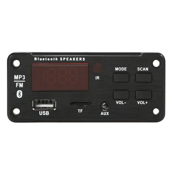 FLH 5/12 V LCD, Bluetooth, MP3 Odbor WAV WMA Dekodiranje MP3 Predvajalnik Audio Modul Podpora FM Radio AUX USB Z Lyrics Display