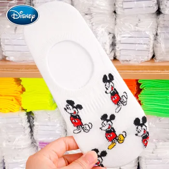Disney risanke nogavice sladko Mickey Mouse bombažne nogavice moških in žensk, parov nogavic