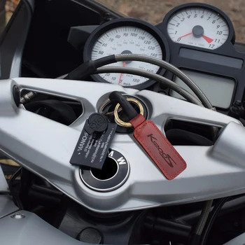 Za BMW Motorrad K1200S Motocikel Keychain Cowhide Key Ring