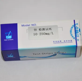 Cink test papir 10-250 mg/l, cink hitro odkrivanje test papir cink ion določitev analiza reagenta test papirja