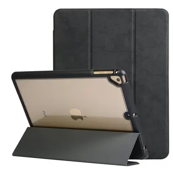 Smart PU Usnjena torbica Za Apple ipad z 9.7 2017 2018 Retro Vzorec Cover za ipad Zraka 1 2 iPad 5 6 9.7 palčni tablični primeru+Film+Pen