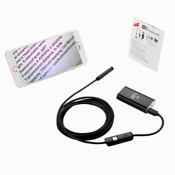 Novi HD 1200P Wifi Endoskop Kamero USB IP68 Vodotesen Borescope Pol Togo Cev Brezžični Video Pregled za Android/iOS