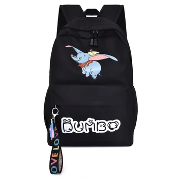 Disney risanke Dumbo nahrbtnik torba študent vrečko divje, velike zmogljivosti, torba nahrbtnik, torbico