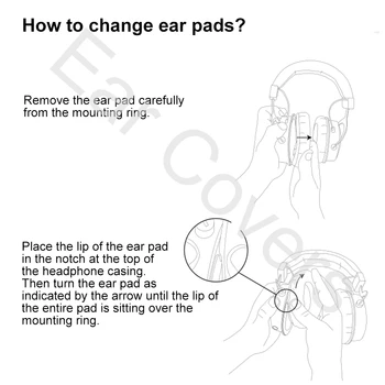 Blazinic Za Philips SHB4000 Slušalke Earpads Zamenjava za Slušalke Ear Pad PU Usnje Goba Pene