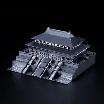 Microworld 3D Kovinski Puzzle Prepovedano Mesto DIY Model Kitajski Zgodovinski Arhitekturi Jigsaw Model Komplet Odraslih Hobi Zbiranja Igrač