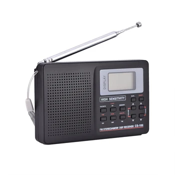FM/AM/SW/LW/TV Full Band Radijski Sprejemnik Prenosni Budilke Digitalne Pomnilniške Funkcijo Radio 9/10 KHz