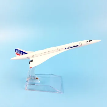 Concorde Air France Diecast Letalo Model Letalo 1/400 Obsega Diecast Letalo Letalo Zlitine Model Otroci Igrače Zbirk Darila