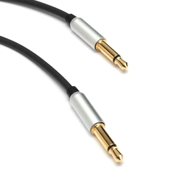 LEORY Zamenjava Slušalke Kabel 3,5 mm/6,35 mm Za 2 X 3.5 mm Audio Nadgradnjo Kabel Za Meze 99 Classics/Osrednja Elear Slušalke