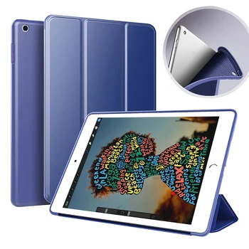 Za 7,9 palčni Tablični Primeru za iPad Mini 5 2019 novo Funda Silikonski Mehko Trifold Stojalo Cover za iPad mini 5 A2133 A2124 A2125 A2126
