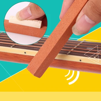 Novo Kitaro Popravilo Poliranje Nastavite Brušenje Kamna Kitara Fingerboard Orodjem Za Vzdrževanje Iglo Kit Padec Ladijskega Prometa