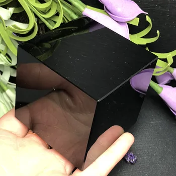 Naravni Črni Obsidian Quartz Crystal Cube Kristalni Kamen Poliran Primerkov Mineralov Zdravilni Kamen Doma Dekoracijo