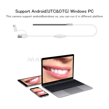 3 v 1 mini Kamera Otoscope Uho USB Uho Čiščenje Endoskop 720P HD Visual Uho Čiščenje Orodje Za Android Telefon Okno Zdravstvenega Varstva