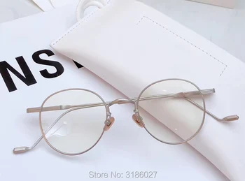 Korejska znamka Nežen design titana Očala okvirji Tom21 Ženske Moški Očala Okvirji za Branje Kratkovidnost Recept objektiv