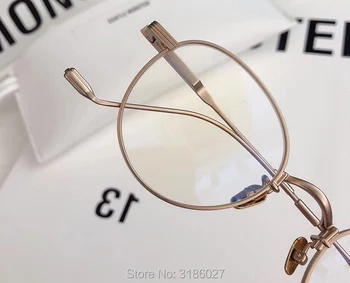 Korejska znamka Nežen design titana Očala okvirji Tom21 Ženske Moški Očala Okvirji za Branje Kratkovidnost Recept objektiv