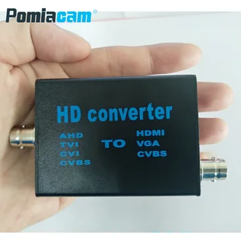 Mini Converter AHD41 Video Signala Pretvornika Signalov, Vhod AHD TVI CVI CVBS, Da HDMI/VGA/CVBS Izhod Signala Pretvornika