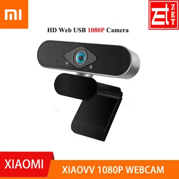Original Xiaovv 1080P Spletna kamera Z Mikrofonom, širokokotni USB, HD Kamera, Prenosni Računalnik spletnega prenosa Za Povečavo YouTube, Skype webcam