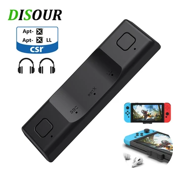 DISOUR družbene odgovornosti 5.0 TypeC Bluetooth Audio (zvok Bluetooth Oddajnik AtpX/AptX LL Nizke Zakasnitve Za Nintendo Switch /Stikalo Lite/PS4 Brezžični Adapter