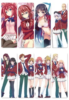 10 kompletov/veliko Anime Razredu Elite zaznamki za knjige Horikita Suzune PVC označite Knjige Pisarna Šola Pripomočki Darilo