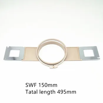 Bulksale z Visoko kakovostjo Okroglo obliko vezenje hoop 9 cm/12 cm/15 cm/18 cm/21 cm SWF tubular obroč Skupna Dolžina 495mm
