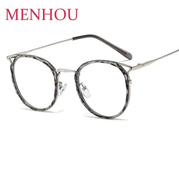 Moda Novih očal okvir ženske Seksi Mačka oči Pregleden ženske očala okvirji Retro Jasno Ženski Okvir Očal je Oculos