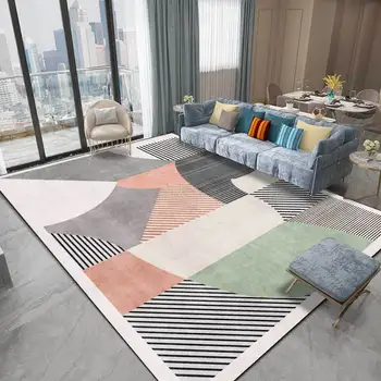 Preprost trakove barvo šivanje dnevni prostor kavč dekoracijo preprogo urad za mizo in stol, tapis spalnico, posteljo, preprogo talna obloga